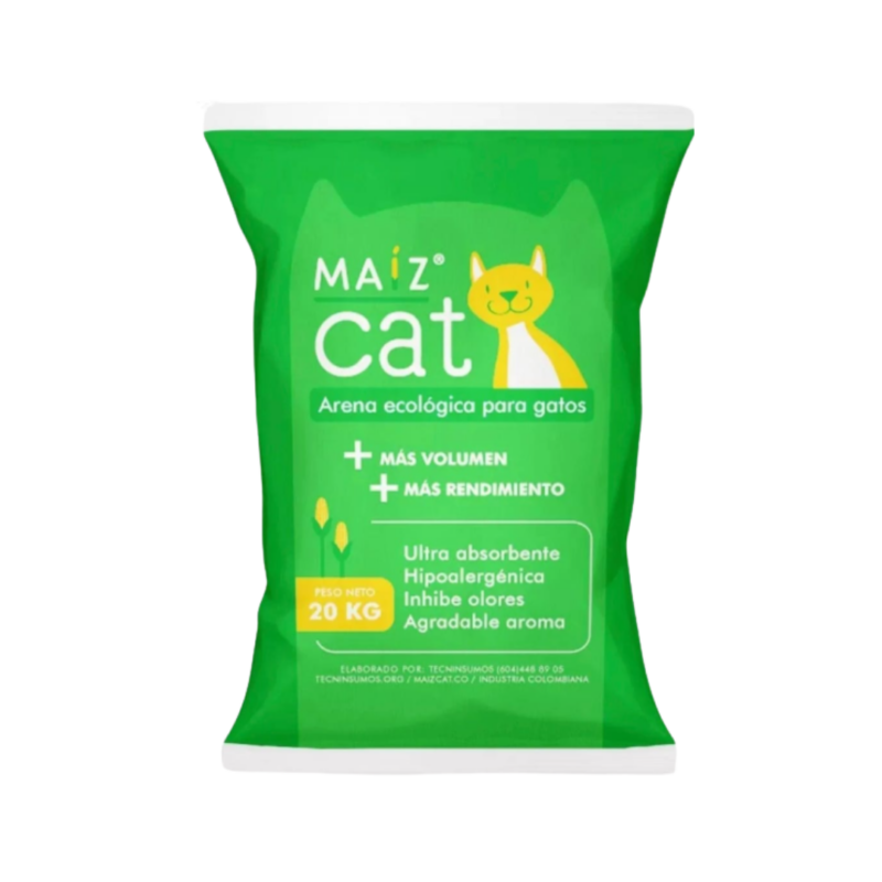 Cat Arena de Maíz Gatos