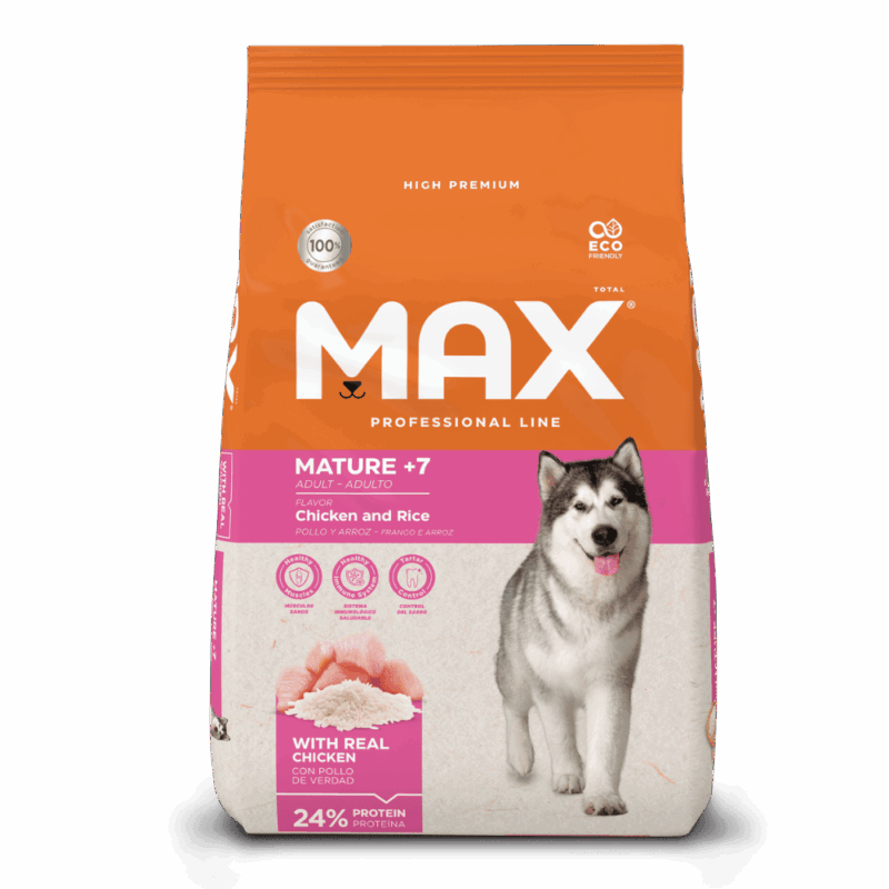 Max Mature Perro Adulto - Pollo y Arroz