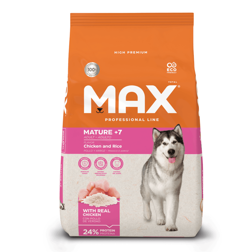 Max Mature Perro Adulto - Pollo y Arroz