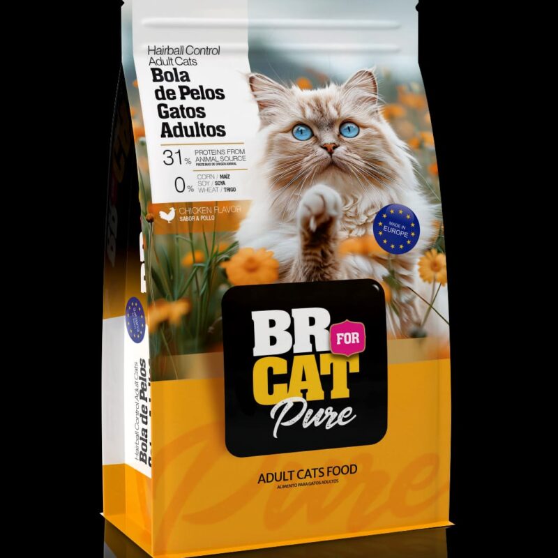 BR Gato Adulto Bola de Pelo - Pollo