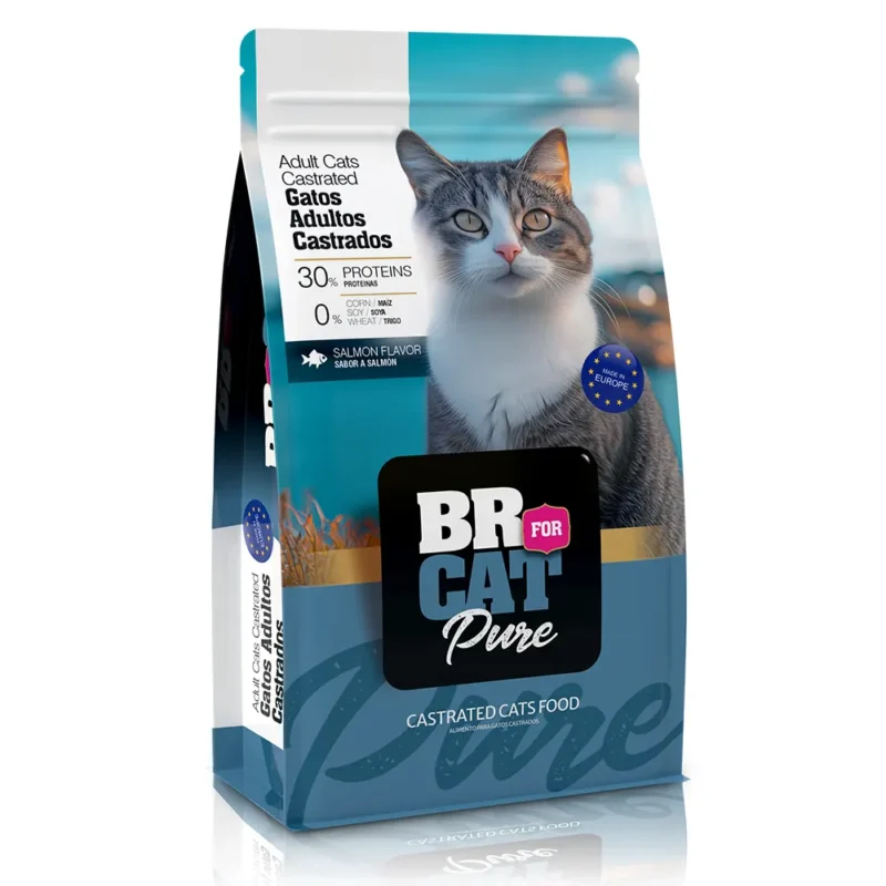 BR Gato Adulto Castrado (Pollo, Salmón, Atún, Conejo o Pavo)